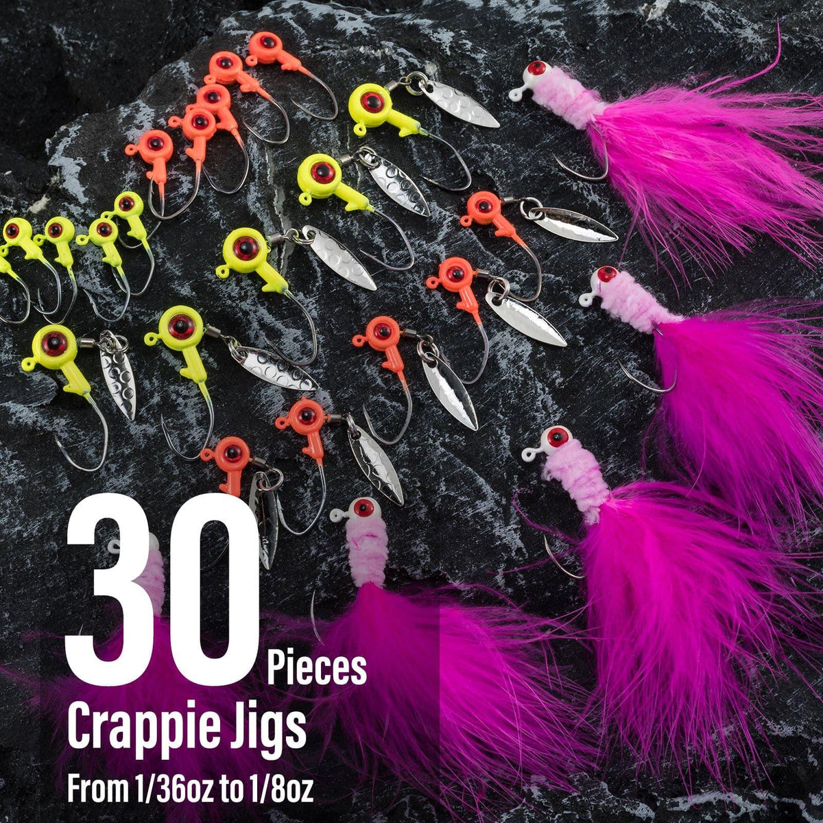 Dr.Fish 179pcs Crappie Tackles Lures Kit - Dr.Fish Tackles