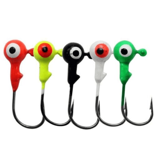 Dr.Fish 50pcs Crappie Jig Heads 1/32oz 1/16oz - Dr.Fish Tackles