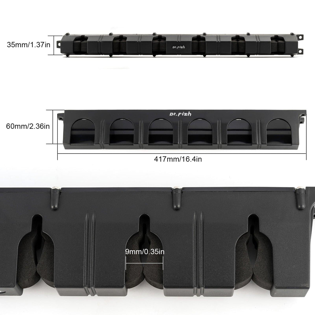 Dr.Fish Fishing Rod Rack 6 Rods Holder - Dr.Fish Tackles