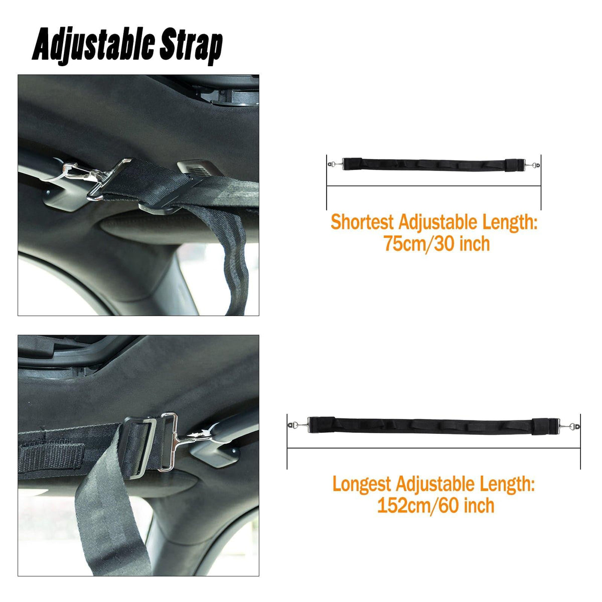 Dr.Fish Vehicle Fishing Rod Holder 30-60'' - Dr.Fish Tackles