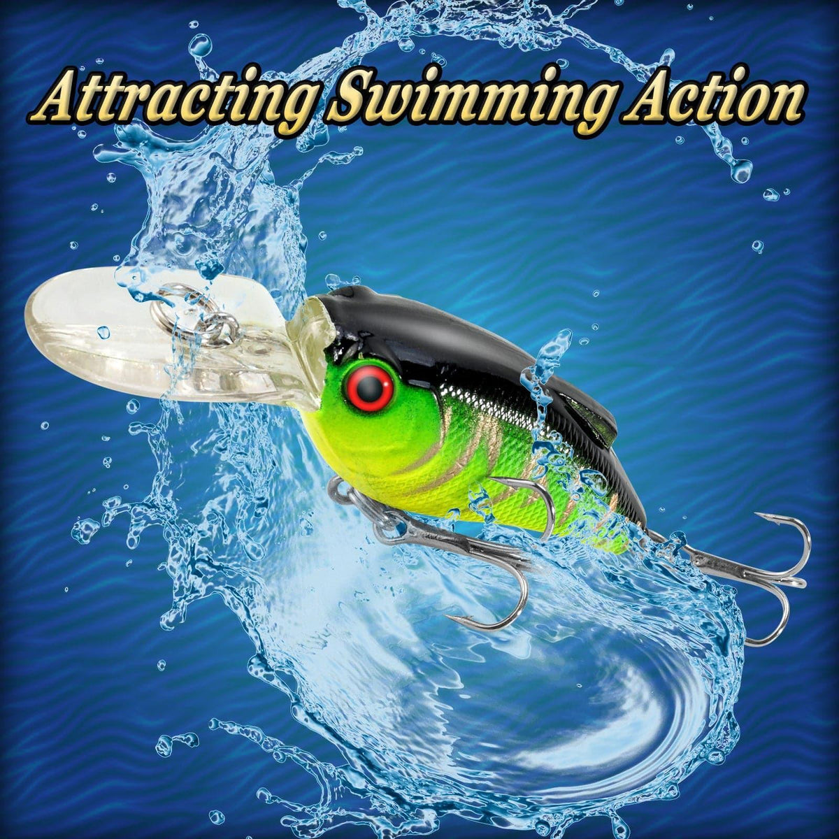 Dr.Fish 5pcs Crankbaits Lures Kit - Dr.Fish Tackles