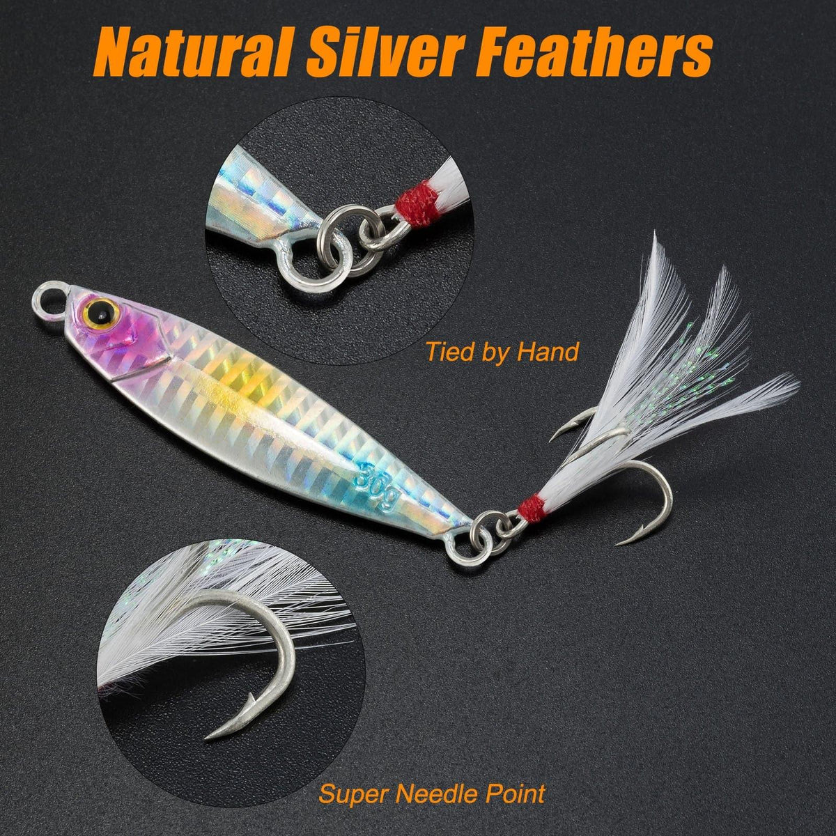 Dr.Fish 5pcs Long Casting Metal Jigs 1/2oz-2oz - Dr.Fish Tackles