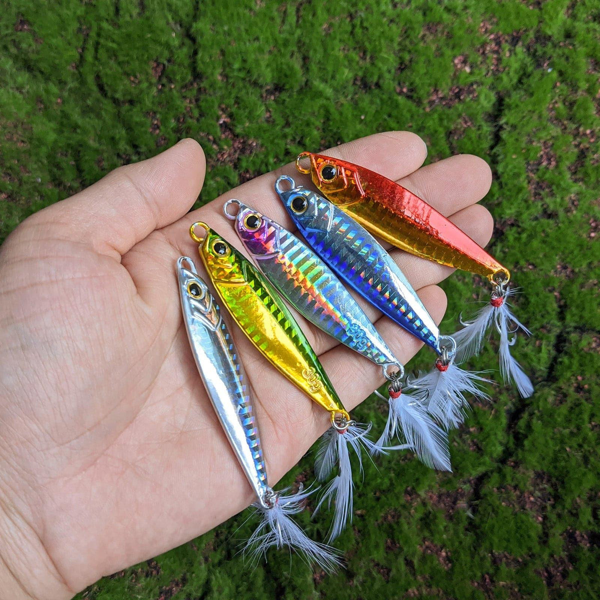 Dr.Fish 5pcs Long Casting Metal Jigs 1/2oz-2oz - Dr.Fish Tackles