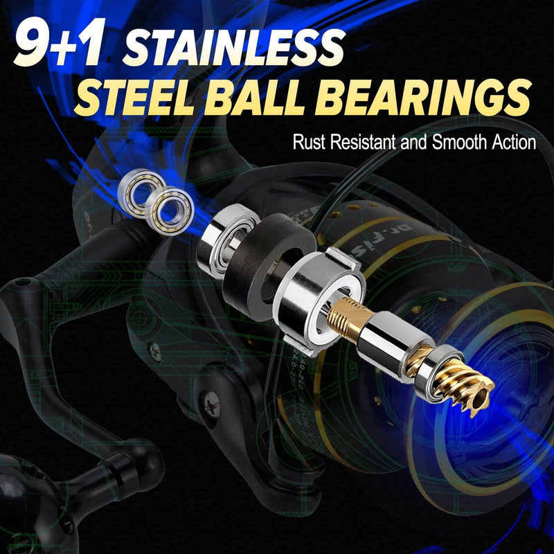 Dr.Fish Poseidon Spinning Reel 3000-6000 - Dr.Fish Tackles
