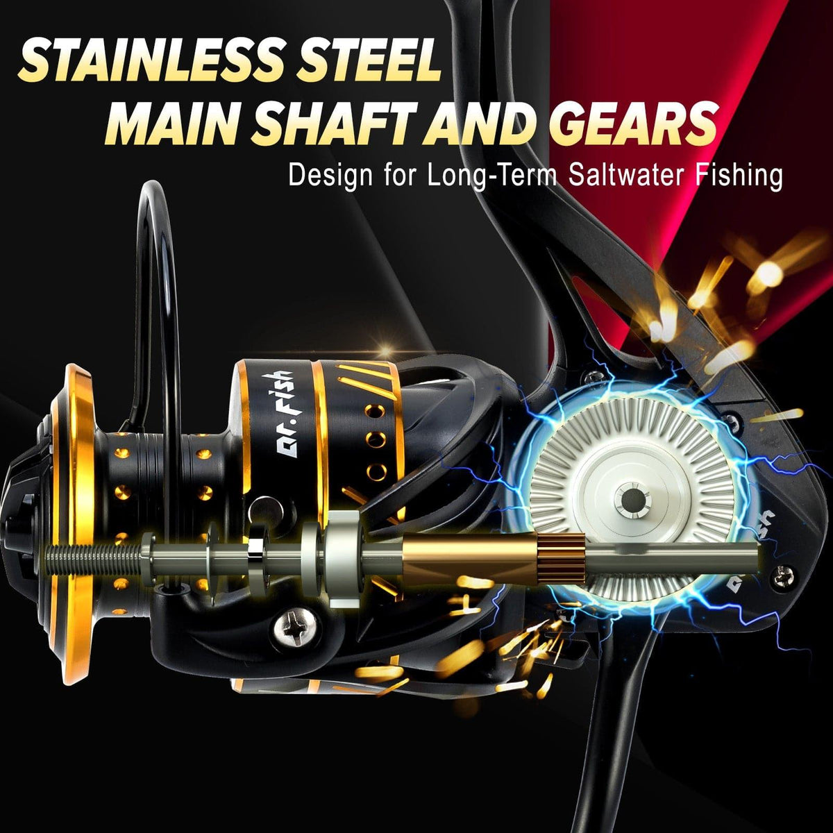 Dr.Fish Poseidon Spinning Reel 3000-6000 - Dr.Fish Tackles