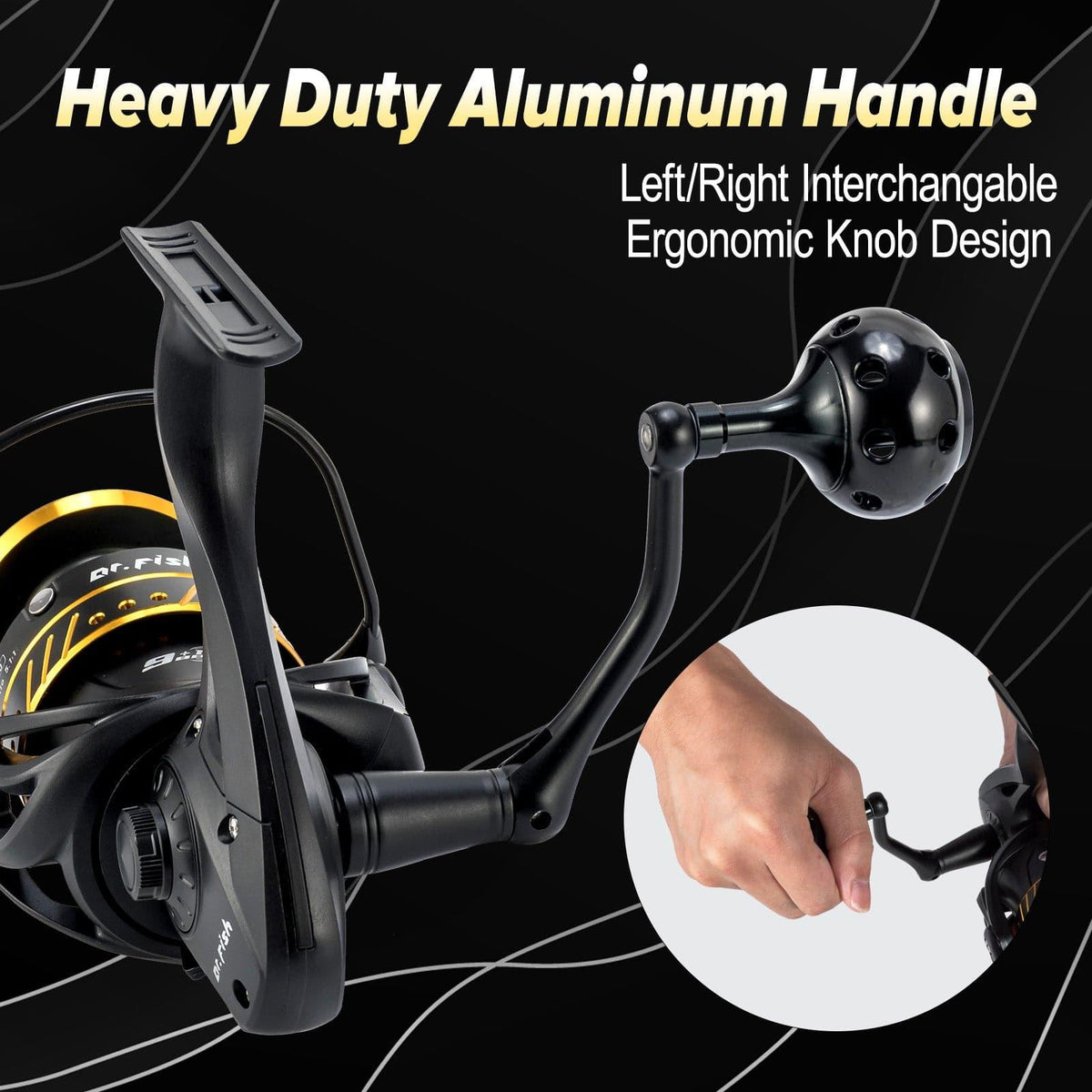 Dr.Fish Poseidon Spinning Reel 3000-6000 - Dr.Fish Tackles
