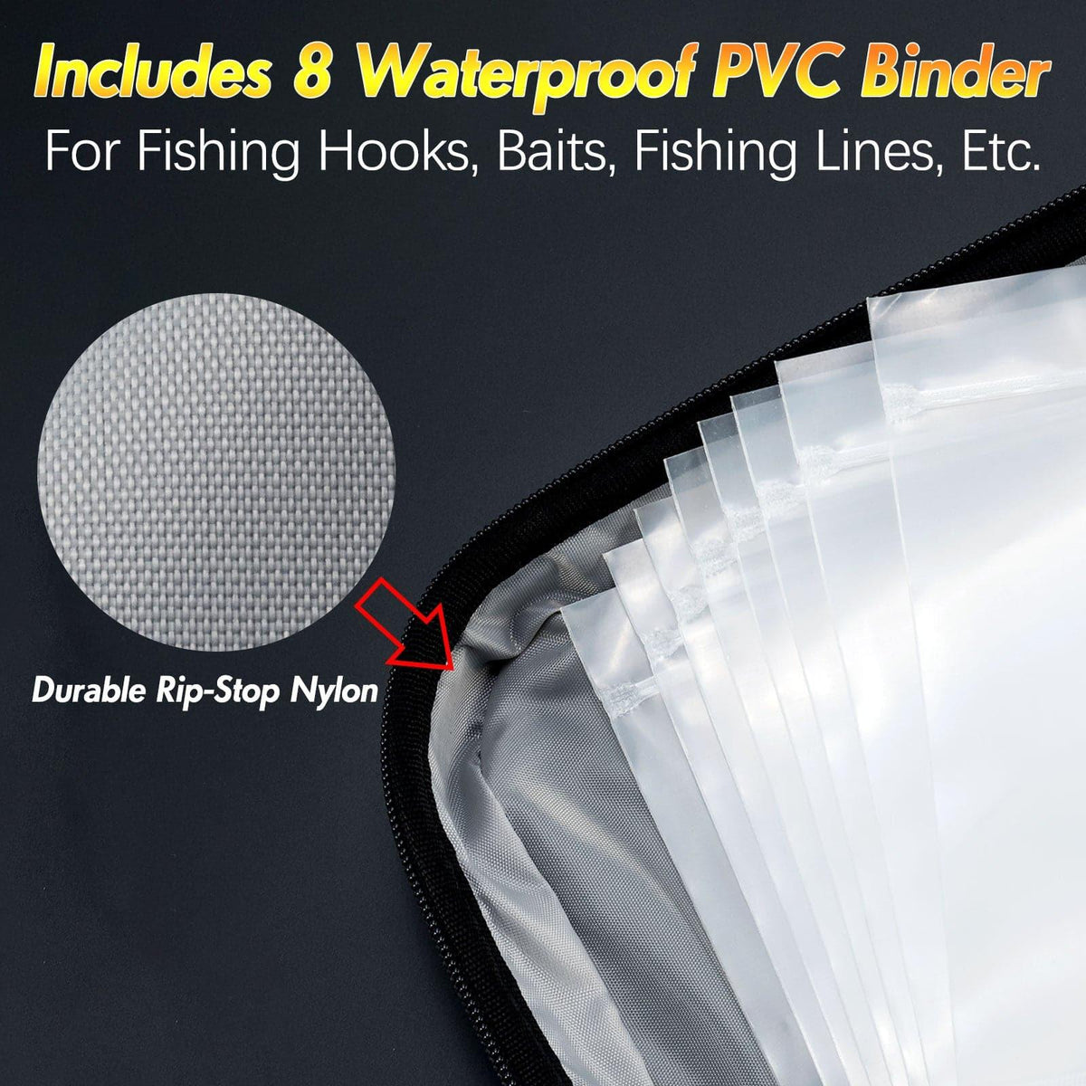 Dr.Fish Soft Bait Binder with Pocket - Dr.Fish Tackles