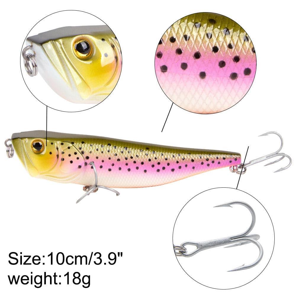 Dr.Fish 4pcs Topwater Hard Baits Kit - Dr.Fish Tackles