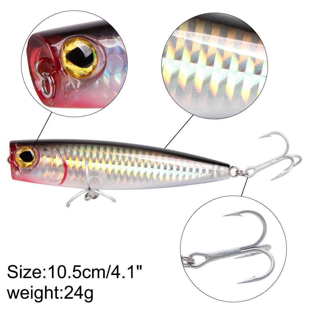 Dr.Fish 4pcs Topwater Hard Baits Kit - Dr.Fish Tackles