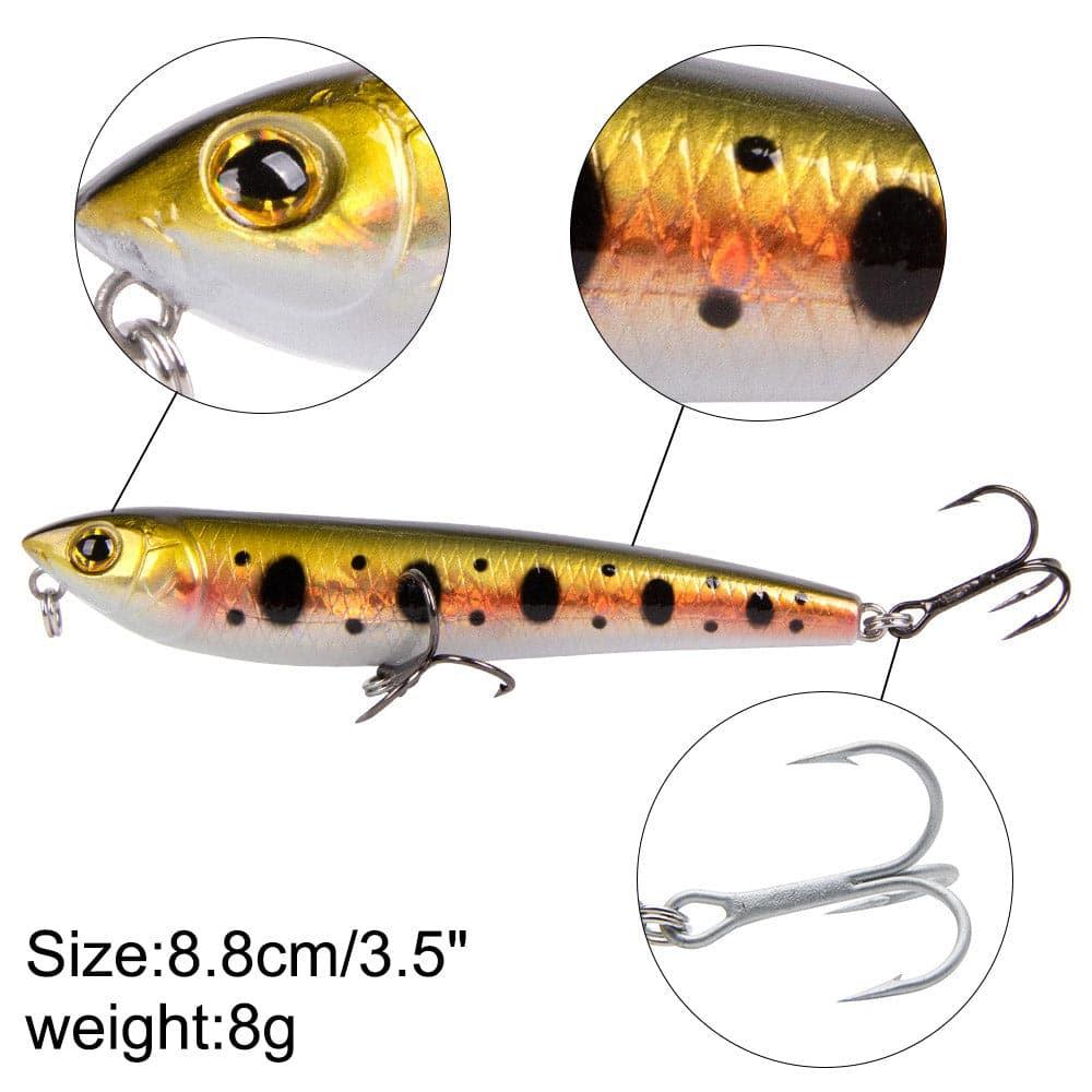 Dr.Fish 4pcs Topwater Hard Baits Kit - Dr.Fish Tackles