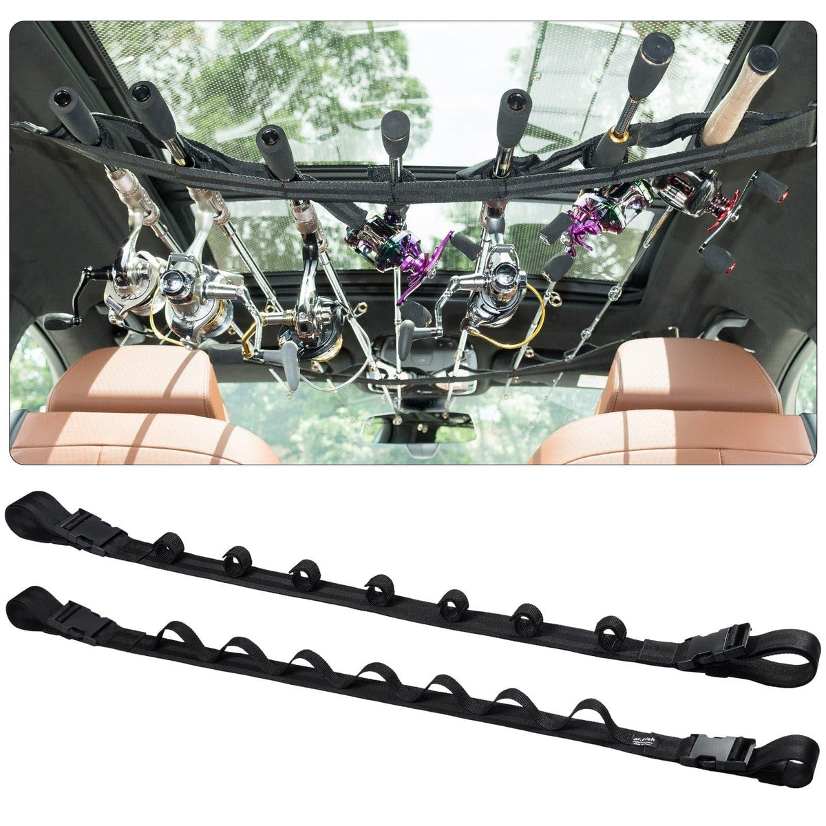 Dr.Fish Vehicle Fishing Rod Holder 30-50'' - Dr.Fish Tackles