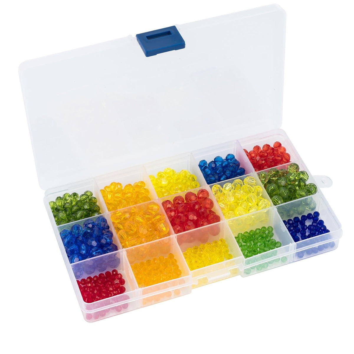 Dr.Fish 750pcs Faceted Acrylic Beads Kit 4/6/8mm - Dr.Fish Tackles