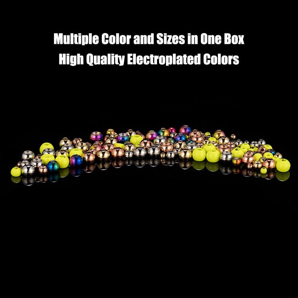 Dr.Fish 150pcs Fly Tying Tungsten Beads Kit - Dr.Fish Tackles