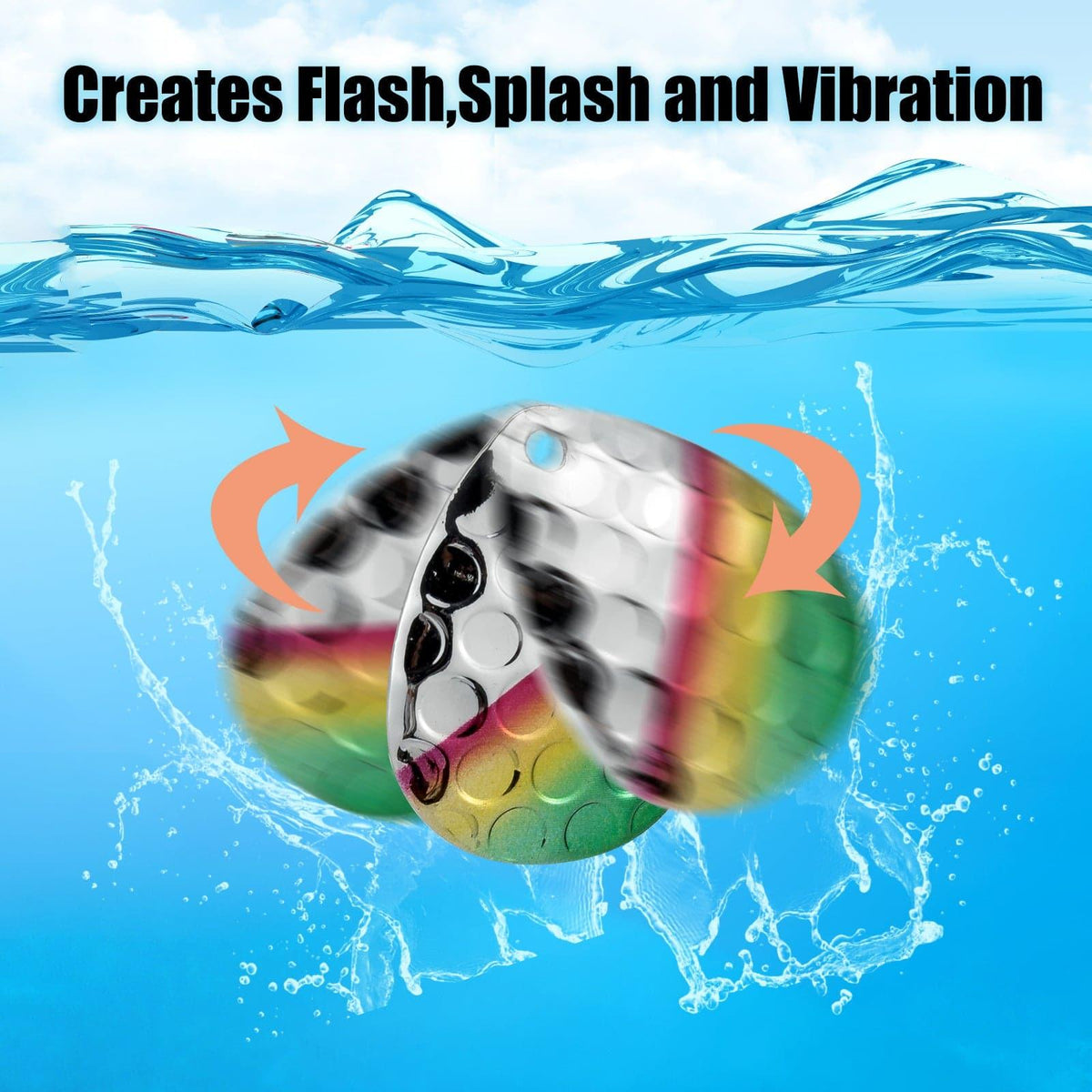 Dr.Fish 20pcs Colorado Blades - Dr.Fish Tackles