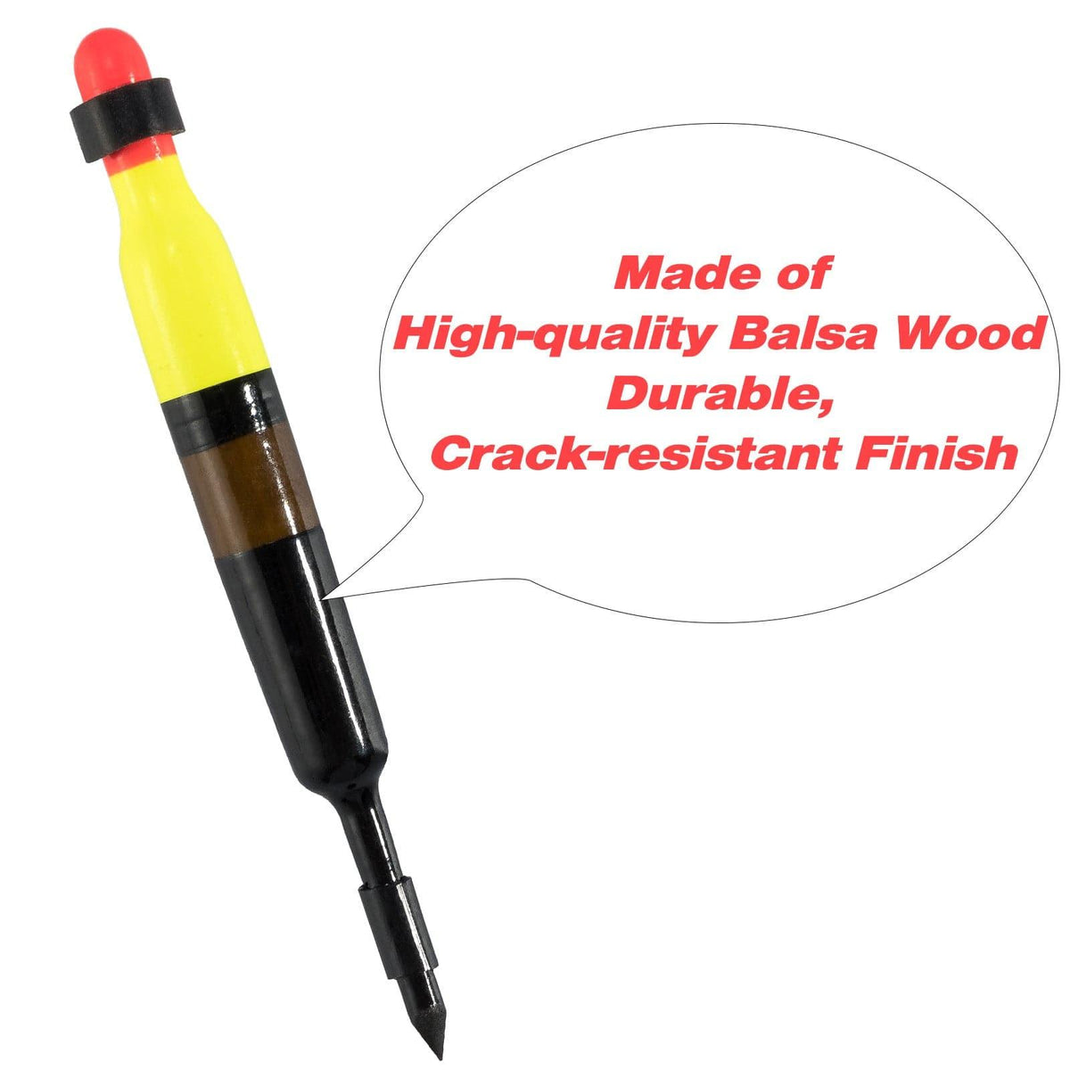 Dr.Fish 5pcs Balsa Wood Floats - Dr.Fish Tackles