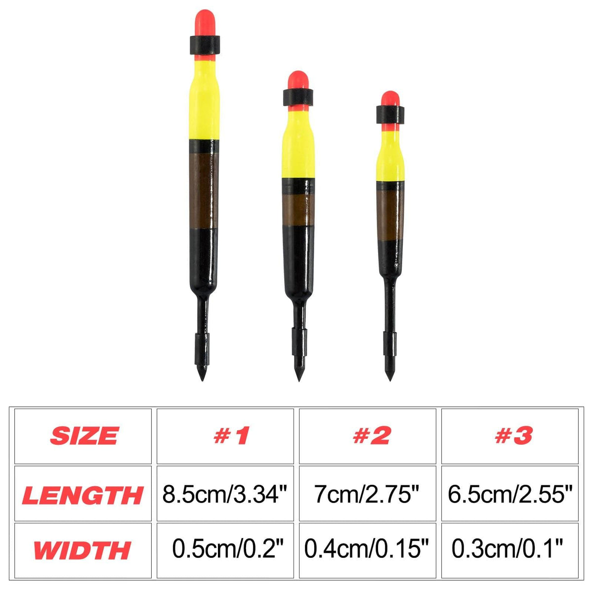 Dr.Fish 5pcs Balsa Wood Floats - Dr.Fish Tackles