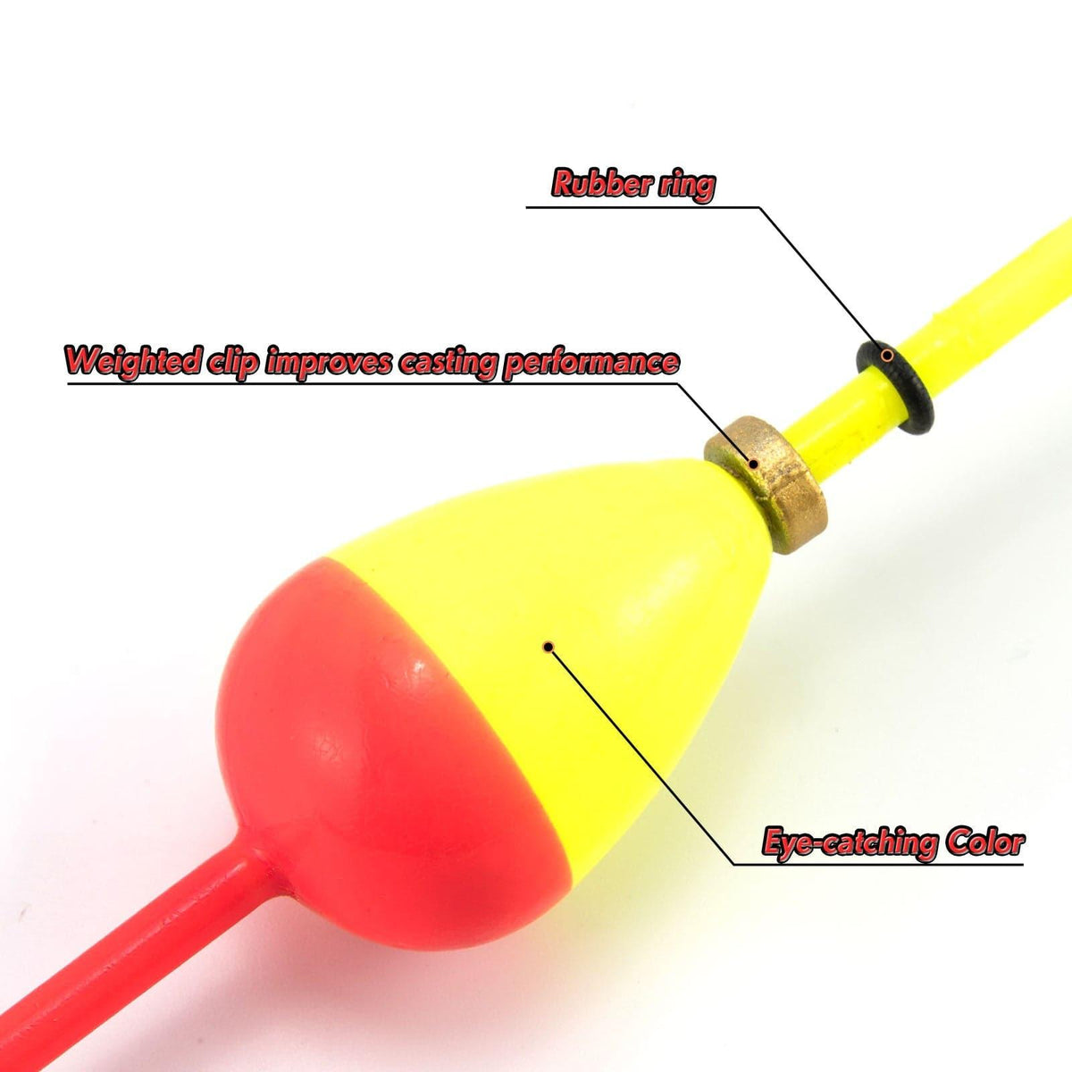 Dr.Fish 3pcs Weighted Slip Floats - Dr.Fish Tackles