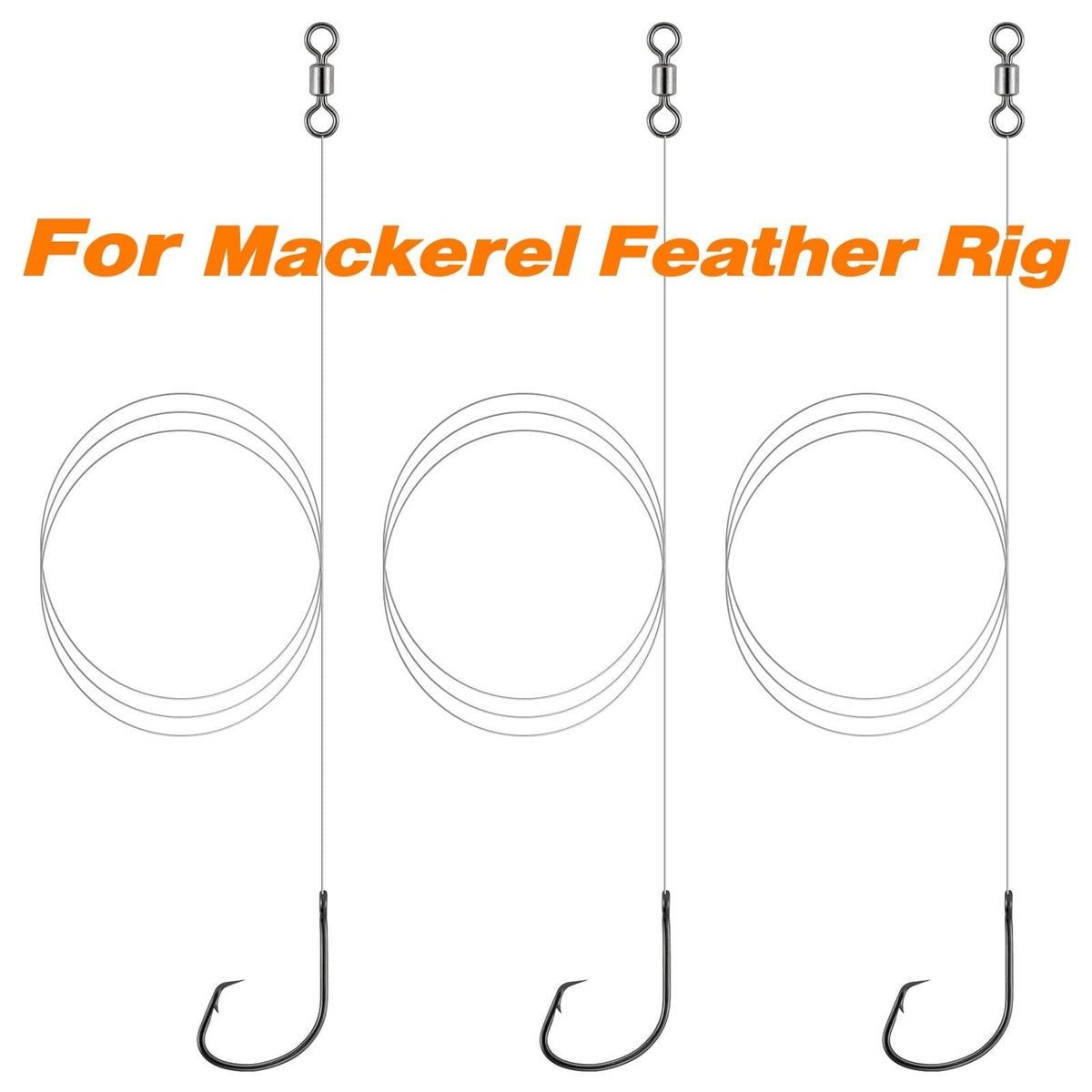 Dr.Fish 100pcs Sea Fishing Circle Hooks #4 to 5/0 - Dr.Fish Tackles