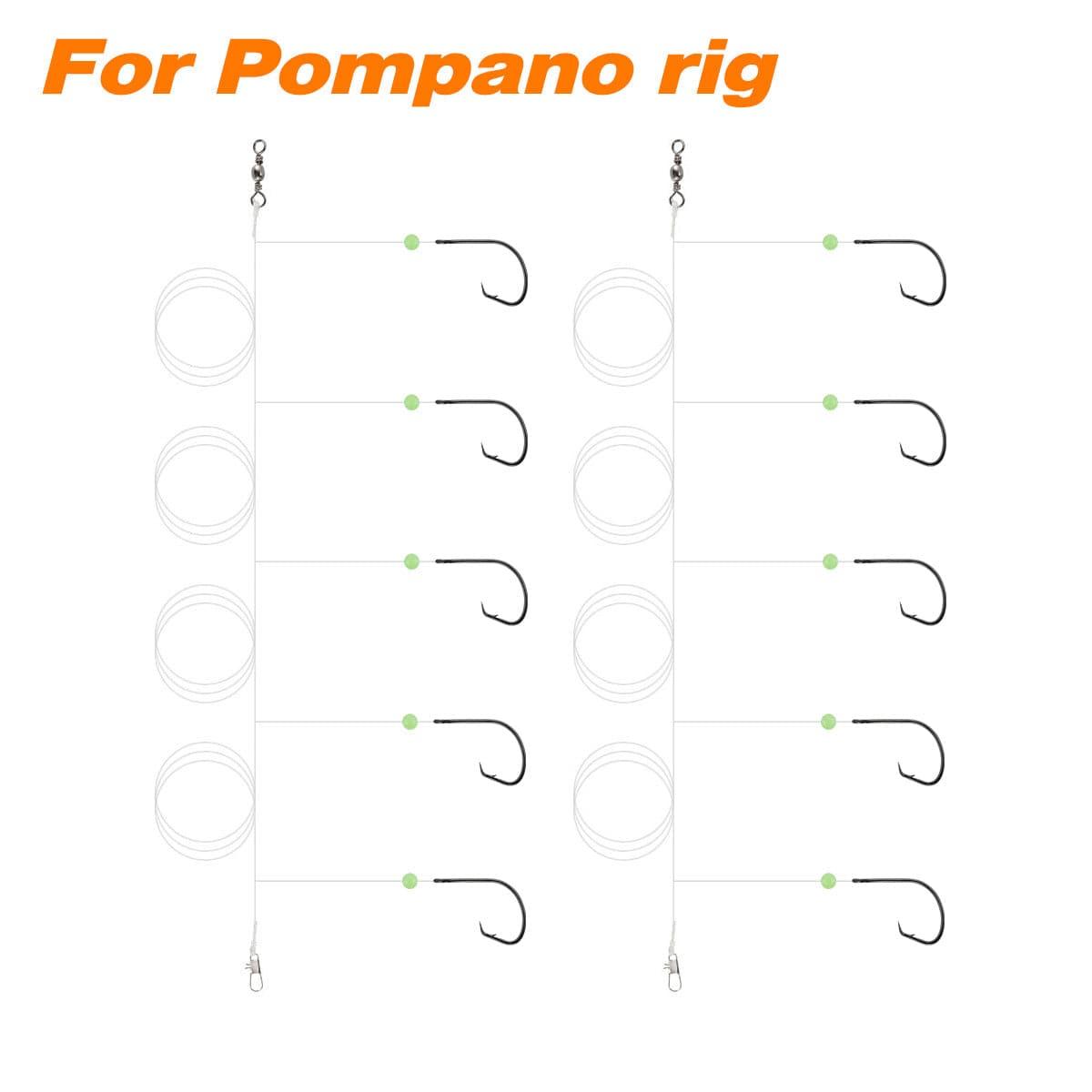 Dr.Fish 100pcs Sea Fishing Circle Hooks #4 to 5/0 - Dr.Fish Tackles