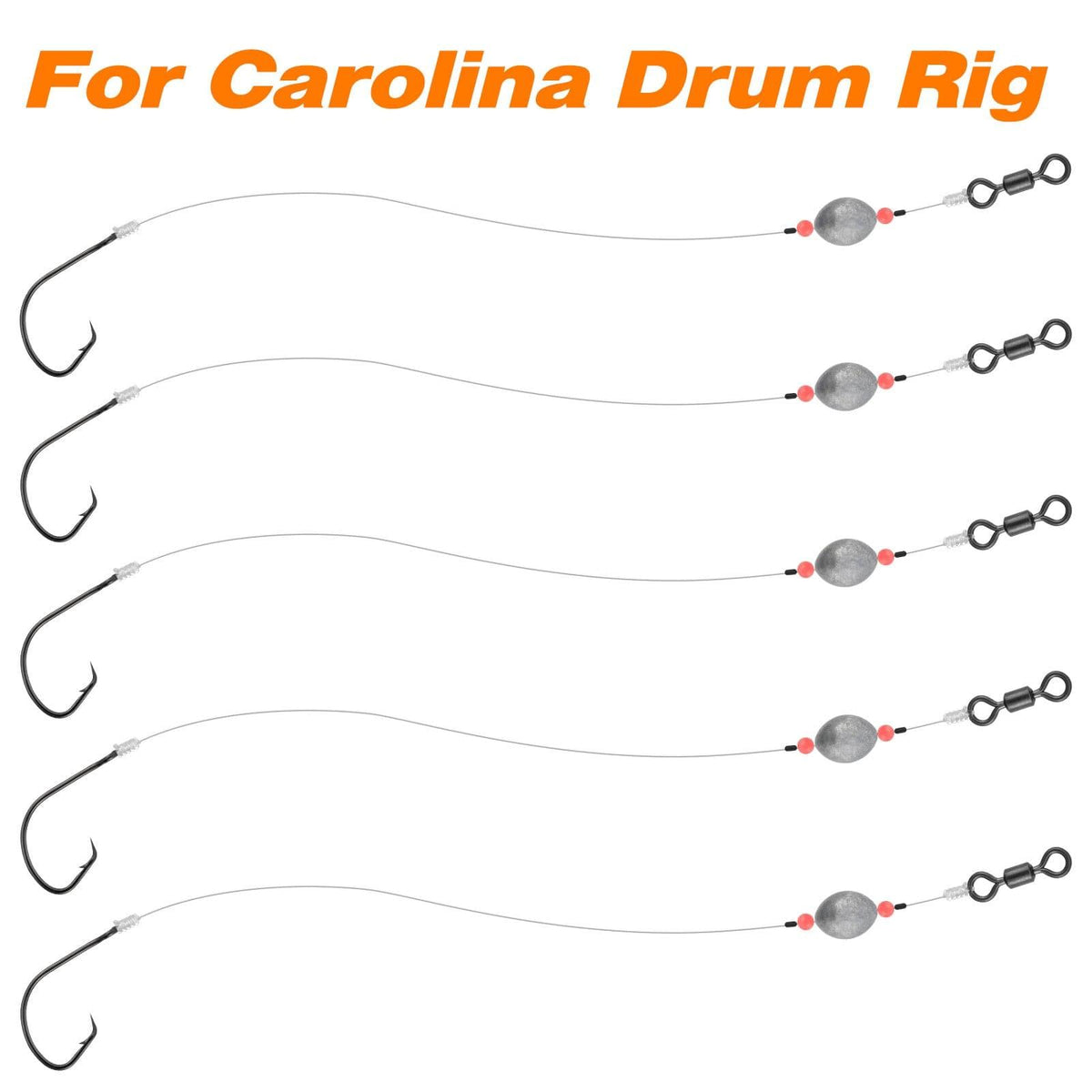 Dr.Fish 100pcs Sea Fishing Circle Hooks #4 to 5/0 - Dr.Fish Tackles