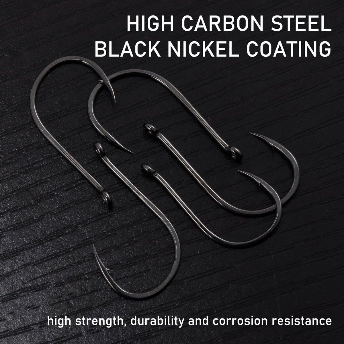 Dr.Fish 50pcs Drop Shot Hooks #2 to 3/0 - Dr.Fish Tackles