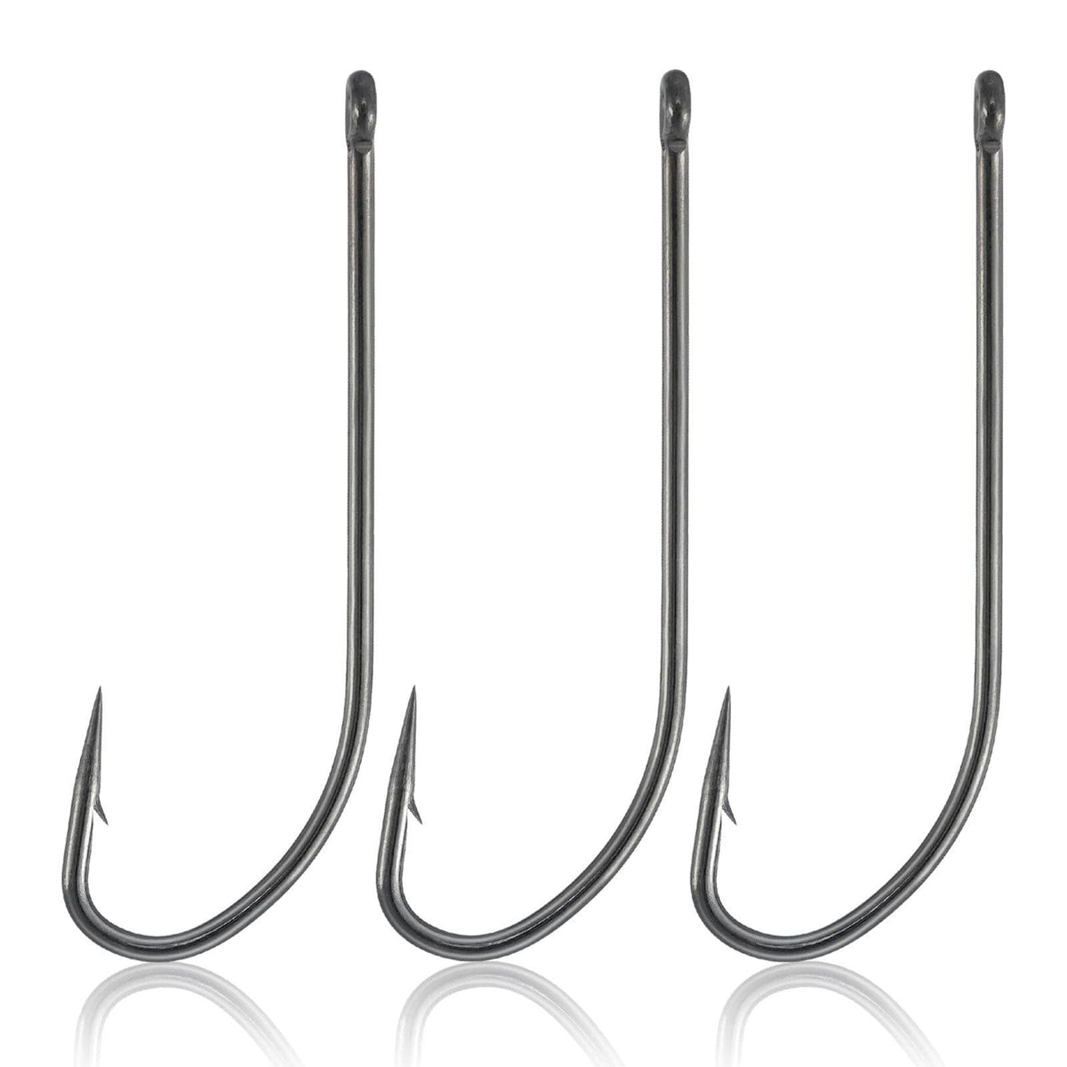 Dr.Fish 100pcs O'shaughnessy Hooks #10 to 10/0 - Dr.Fish Tackles