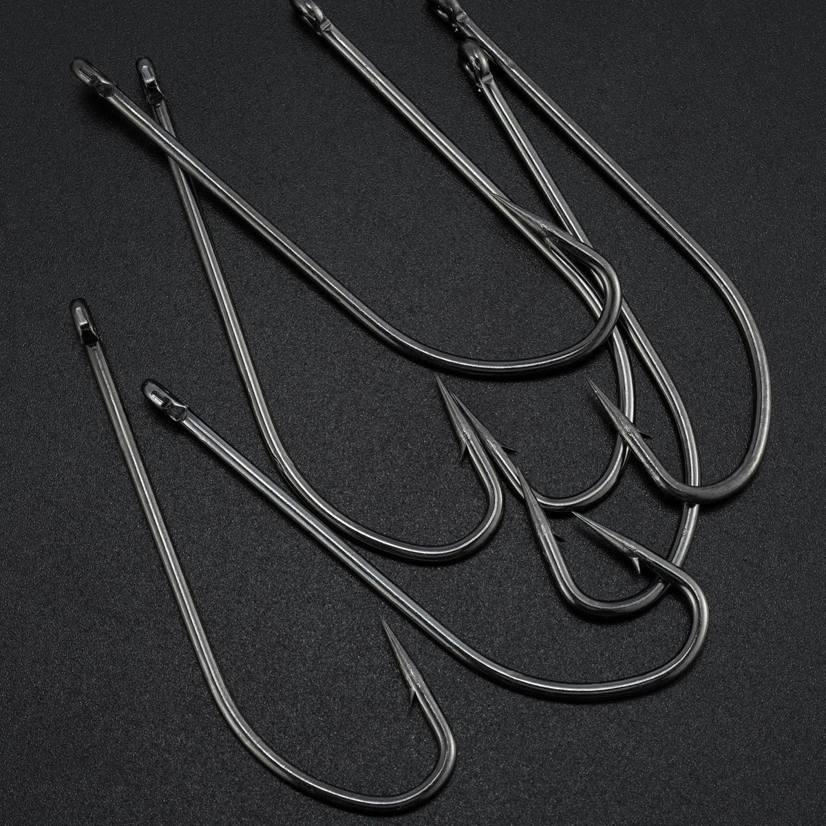 Dr.Fish 100pcs O'shaughnessy Hooks #10 to 10/0 - Dr.Fish Tackles