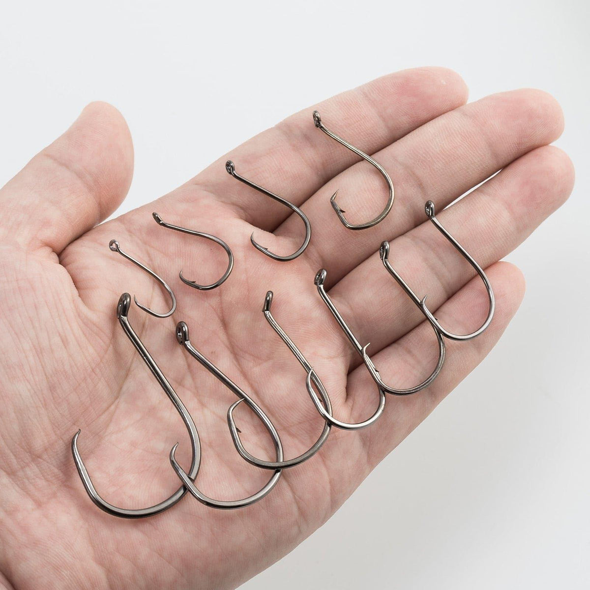 Dr.Fish 100pcs Offset Octopus Hooks #8 to 10/0 - Dr.Fish Tackles