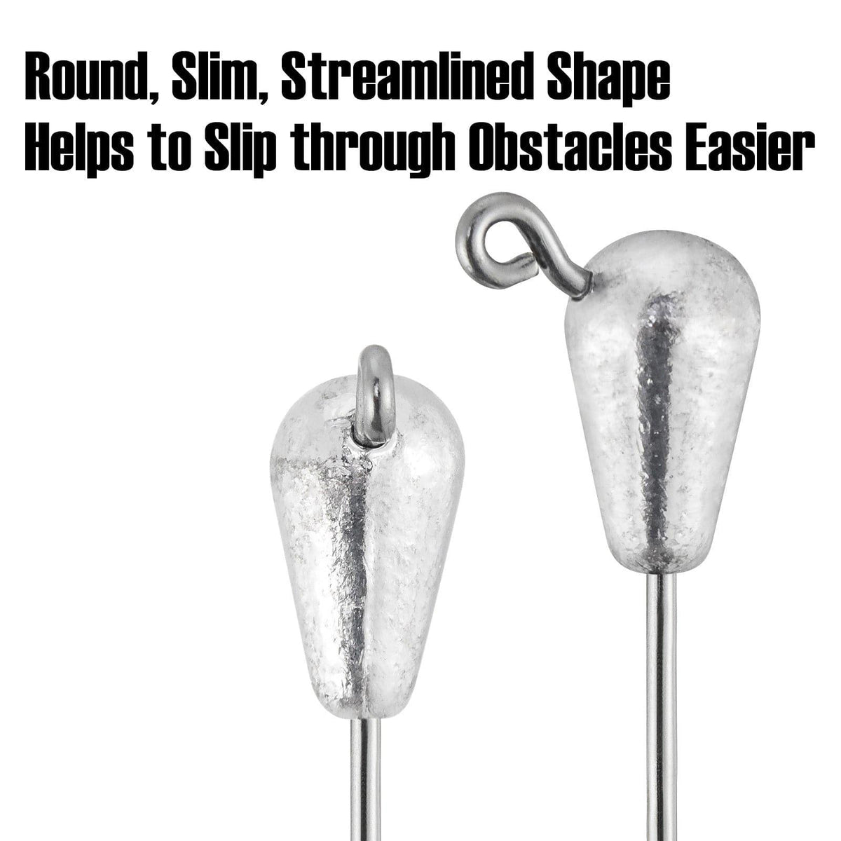 Dr.Fish 10pcs Tube Jig Heads 1/8oz-1/3oz - Dr.Fish Tackles