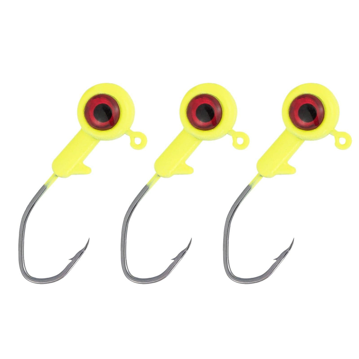 Dr.Fish 50pcs Big Eye Jig Heads 1/32oz-1/8oz