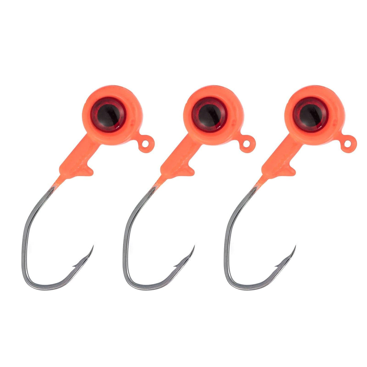 Dr.Fish 50pcs Big Eye Jig Heads 1/32oz-1/8oz