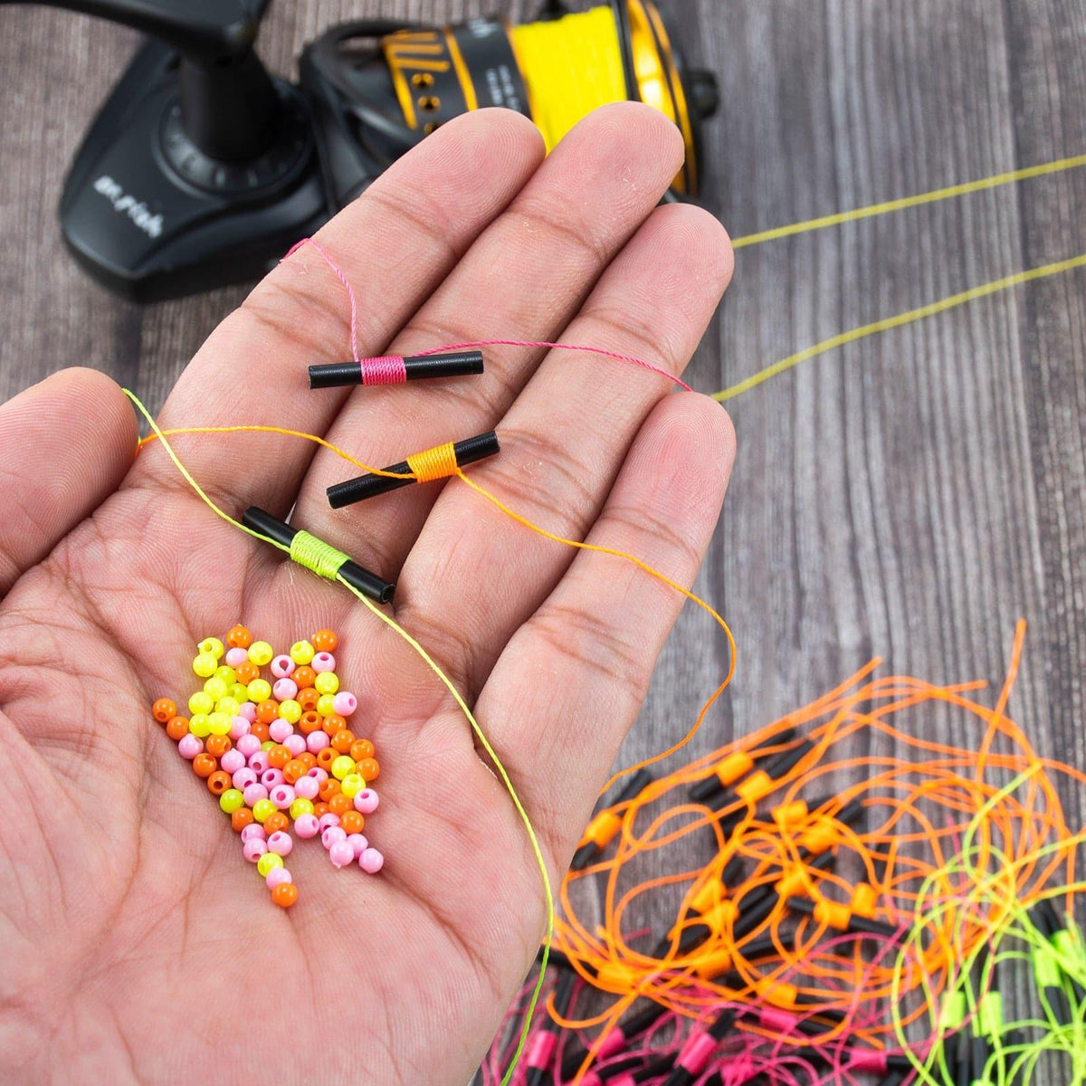 Dr.Fish 100pcs Knot Bobber Stops - Dr.Fish Tackles