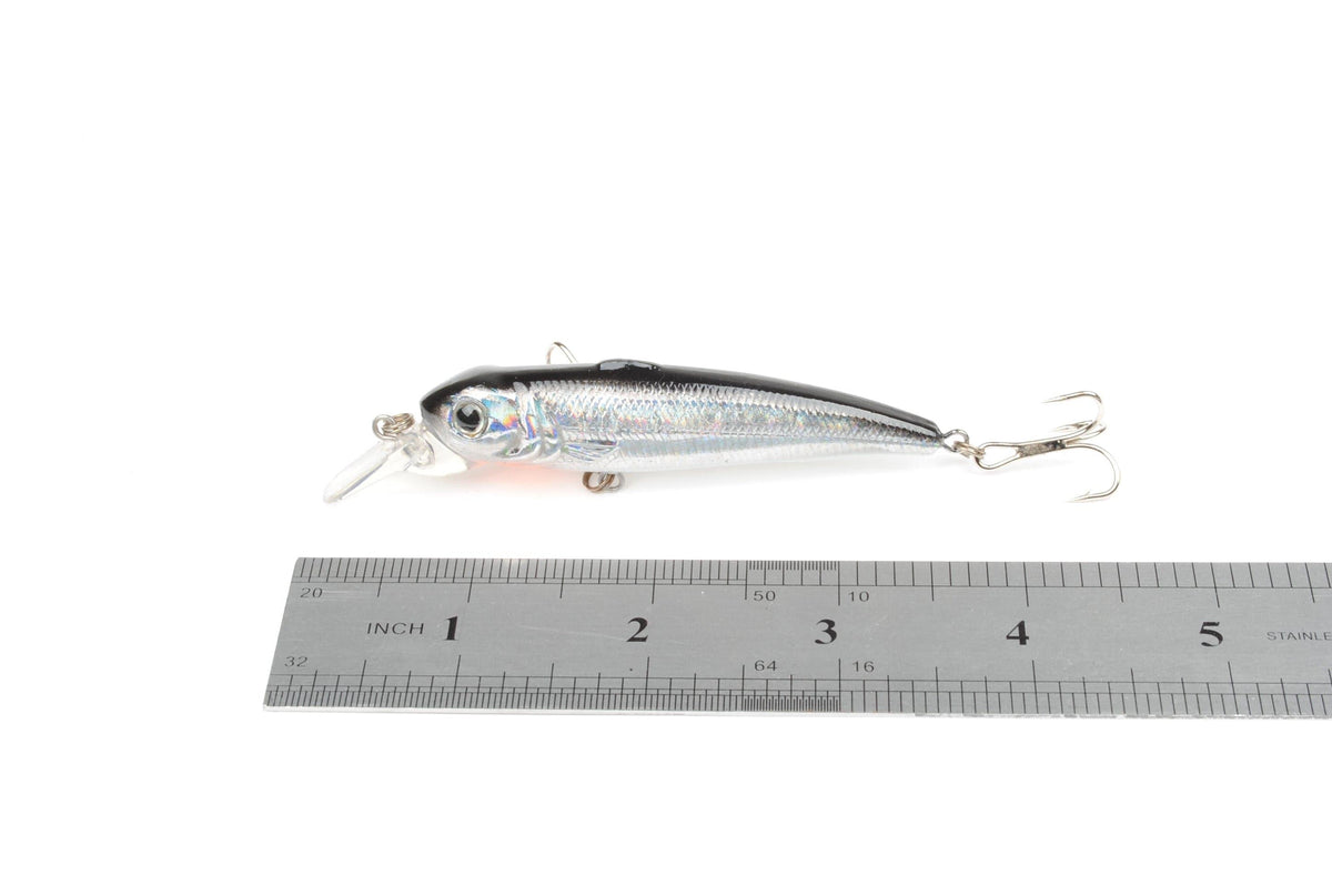 Dr.Fish Black Minnow 3.54'' 0.33oz - Dr.Fish Tackles
