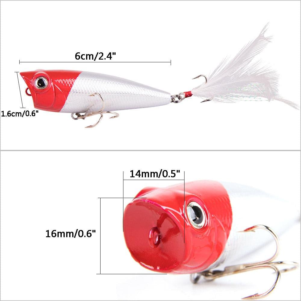 Dr.Fish Surface Popper Lure 2.5'' 0.3oz - Dr.Fish Tackles