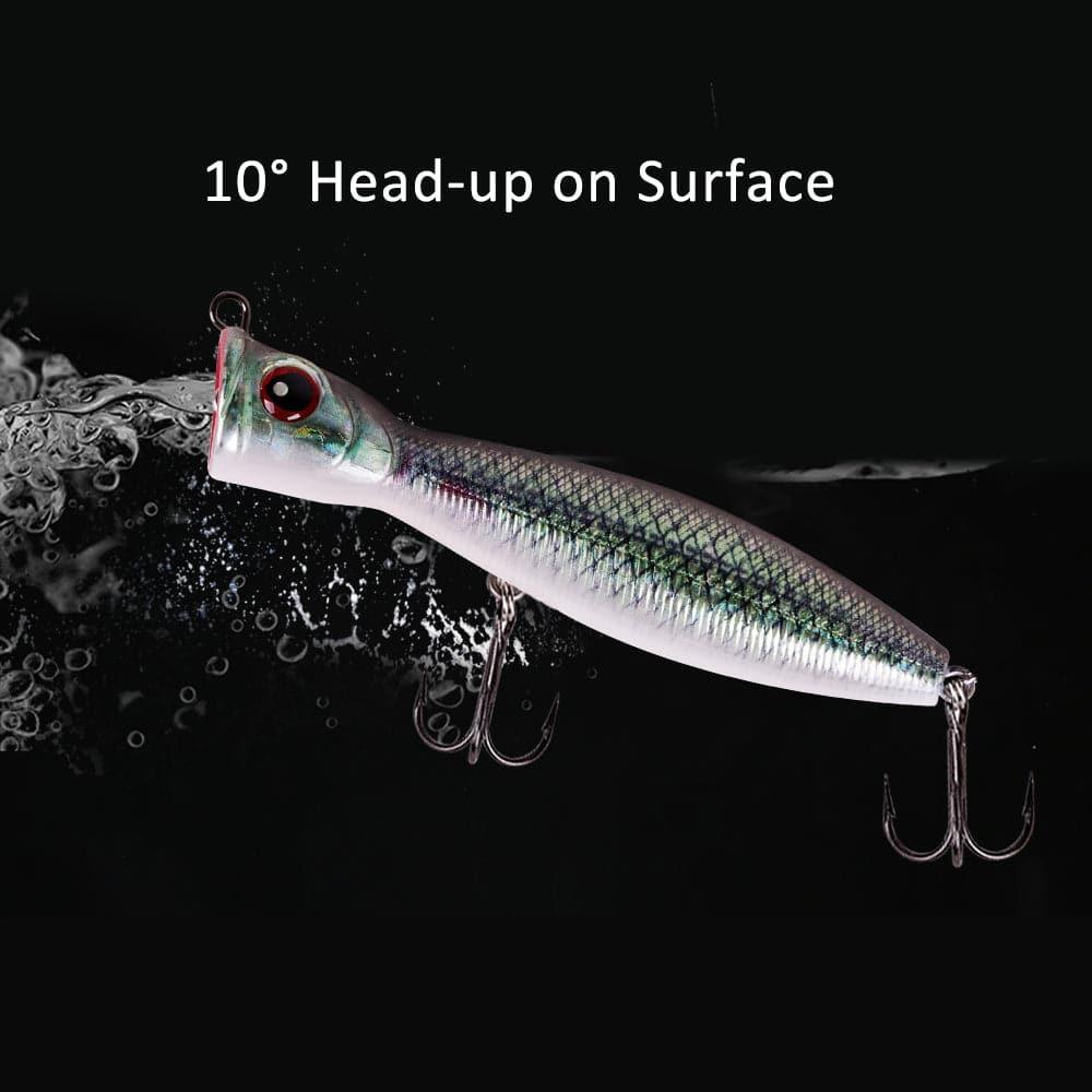 Dr.Fish Plastic Popper Lure 3.94'' 0.6oz - Dr.Fish Tackles