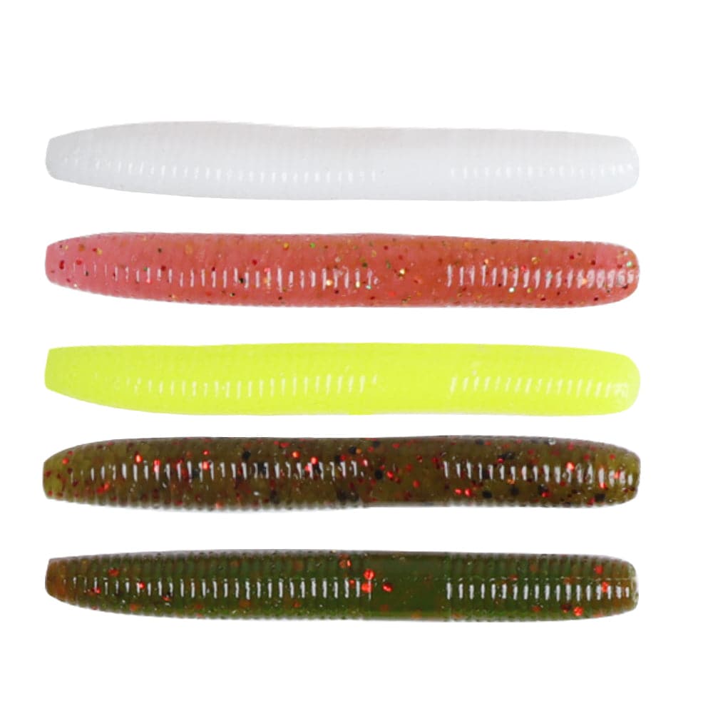 Dr.Fish 15pcs Ice Fishing Soft Worms 1.96