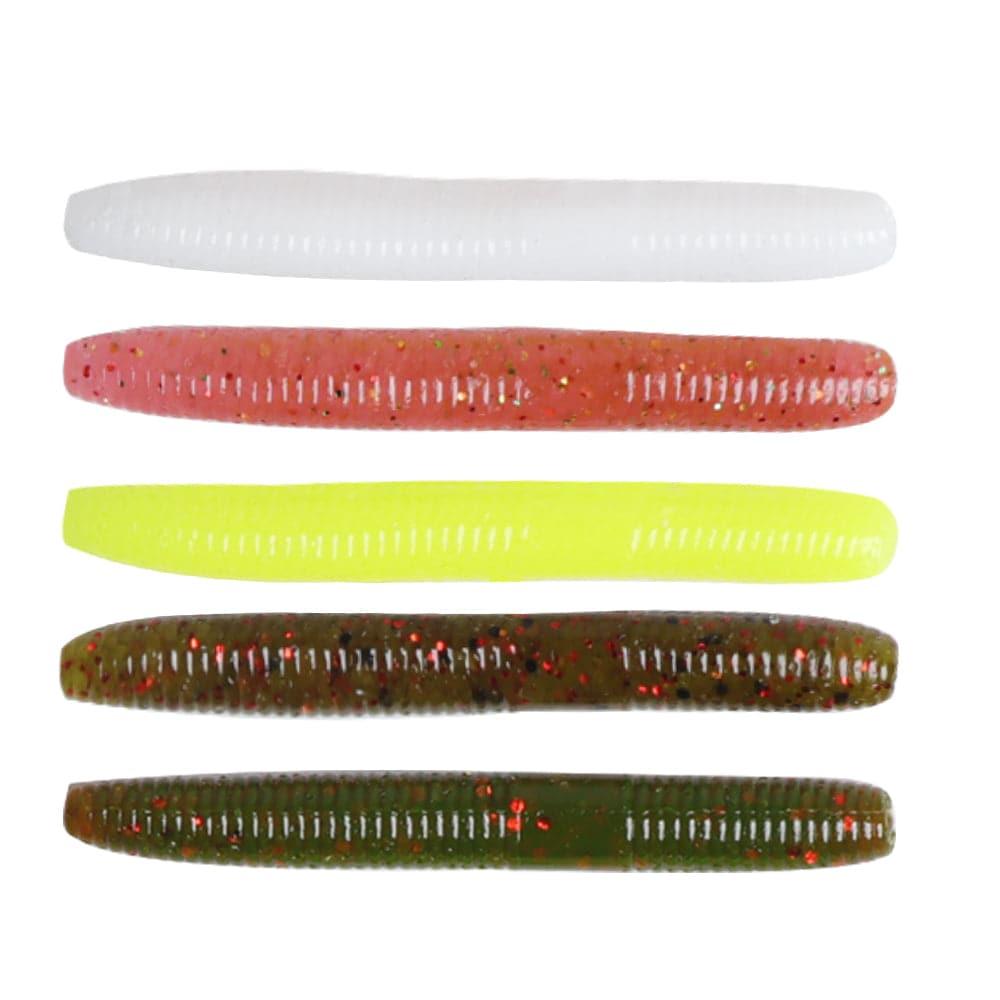 Dr.Fish 15pcs Ice Fishing Soft Worms 1.96'' - Dr.Fish Tackles