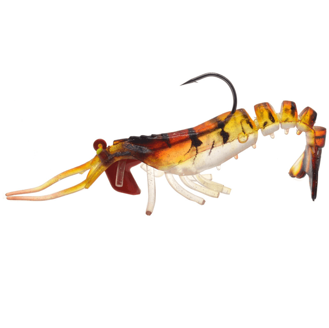 Dr.Fish 5pcs Pre-jigged Soft Shrimp Lures - Dr.Fish Tackles
