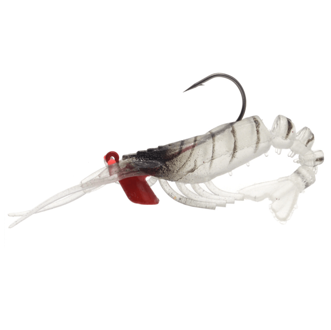 Dr.Fish 5pcs Pre-jigged Soft Shrimp Lures - Dr.Fish Tackles