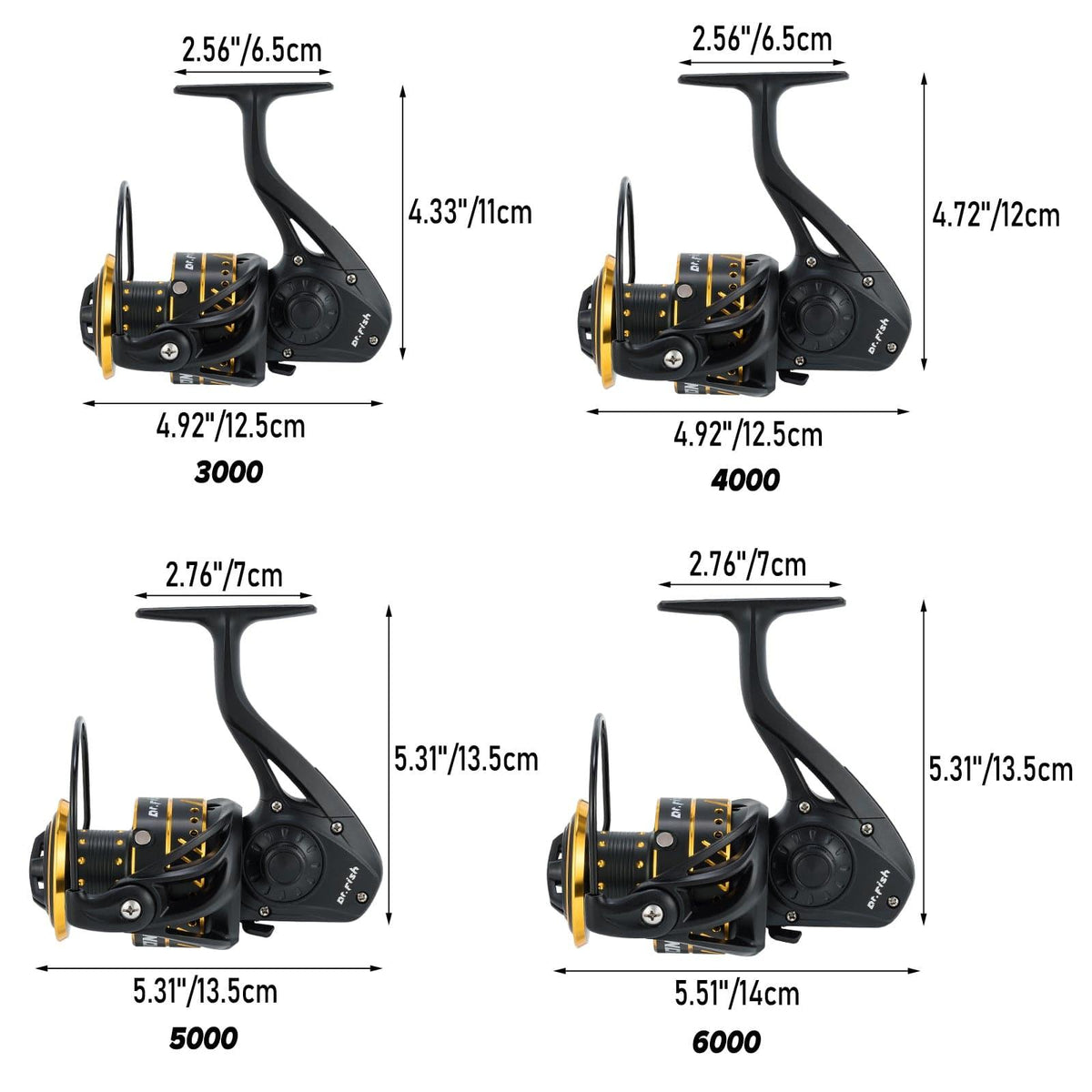 Dr.Fish Poseidon Spinning Reel 3000-6000 - Dr.Fish Tackles