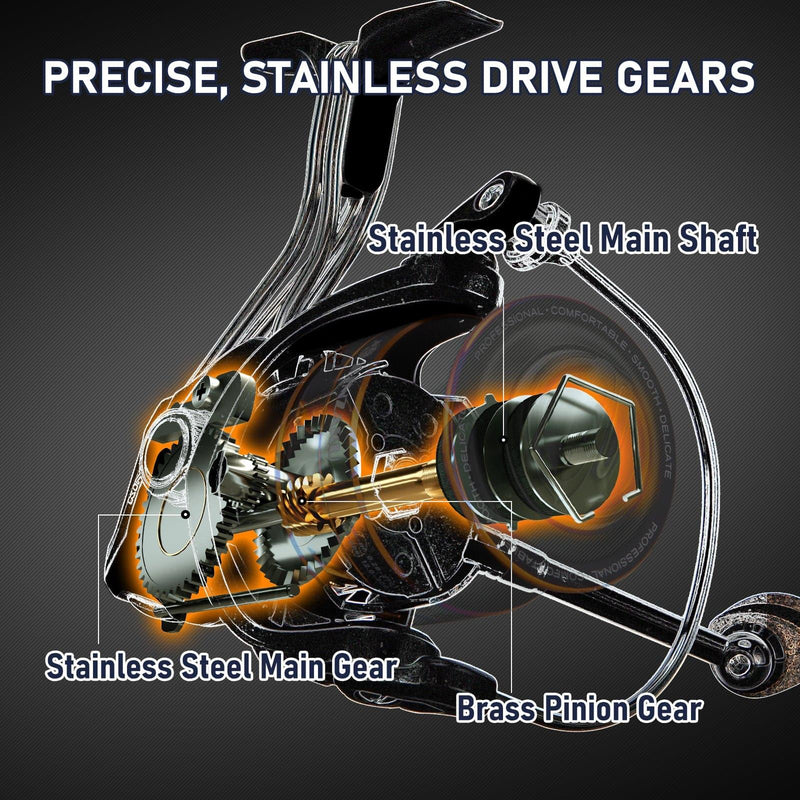 Dr.Fish Full Aluminum Spinning Reel 1000-4000 - Dr.Fish Tackles