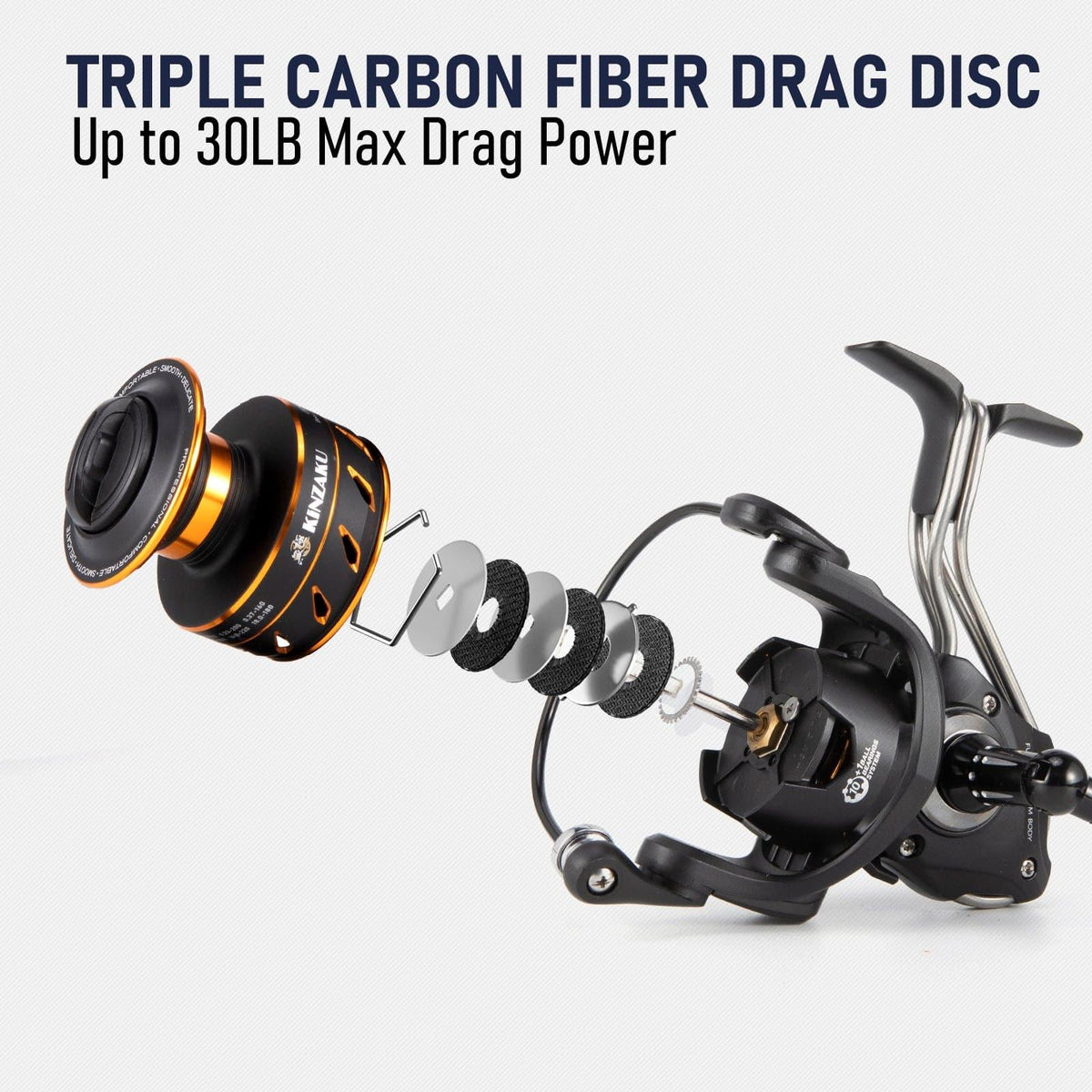 Dr.Fish Full Aluminum Spinning Reel 1000-4000 - Dr.Fish Tackles