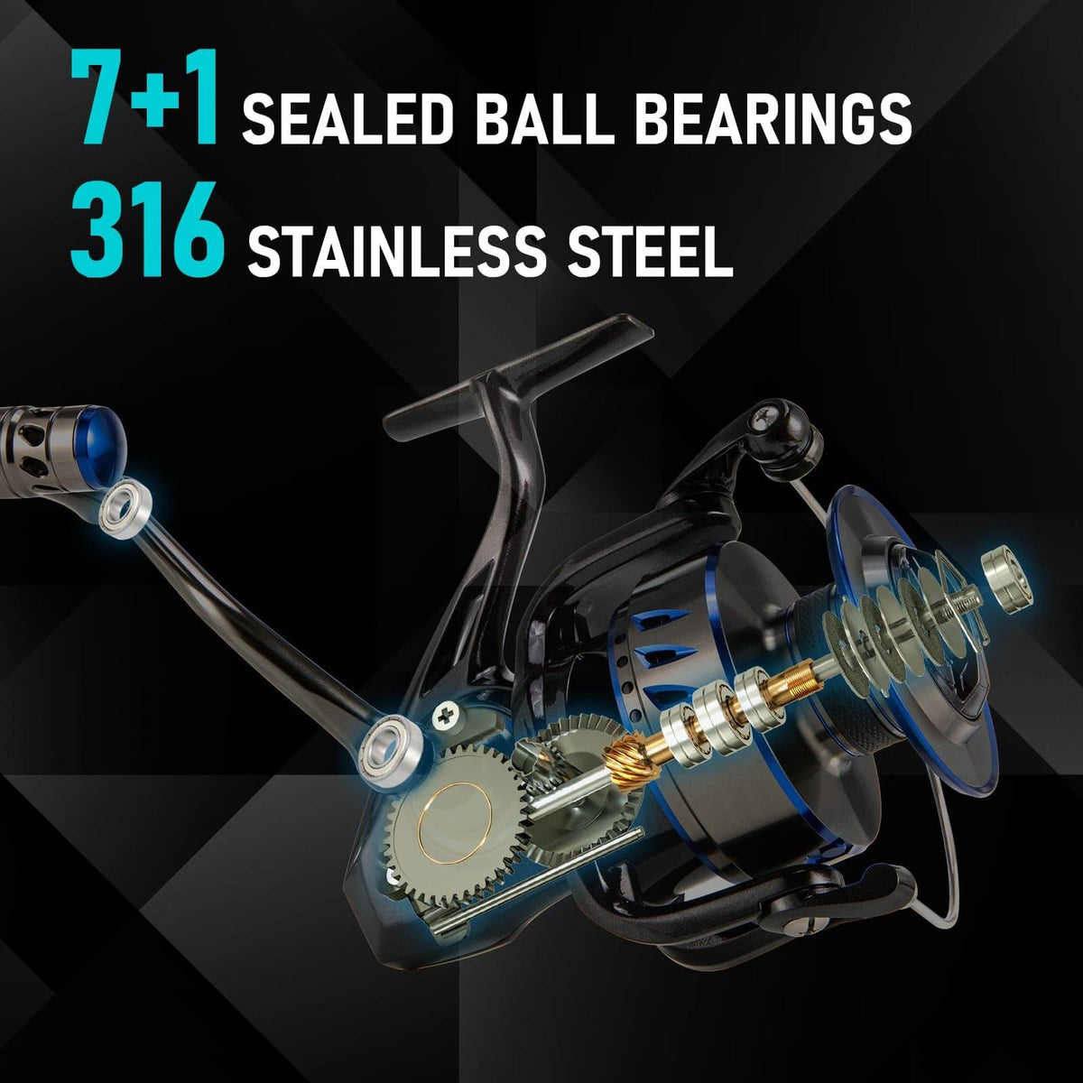 Dr.Fish POLEAX 5000-12000 Full Metal IPX6 Waterproof - Dr.Fish Tackles