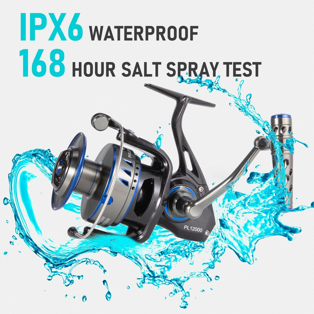 Dr.Fish POLEAX 5000-12000 Full Metal IPX6 Waterproof - Dr.Fish Tackles