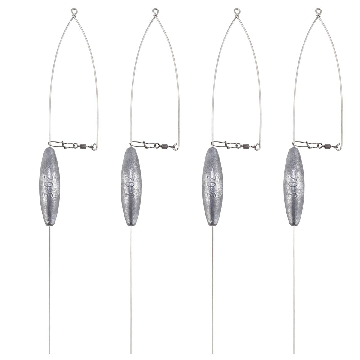 Dr.Fish 4pcs Bottom Bouncers for Walleye Rig - Dr.Fish Tackles