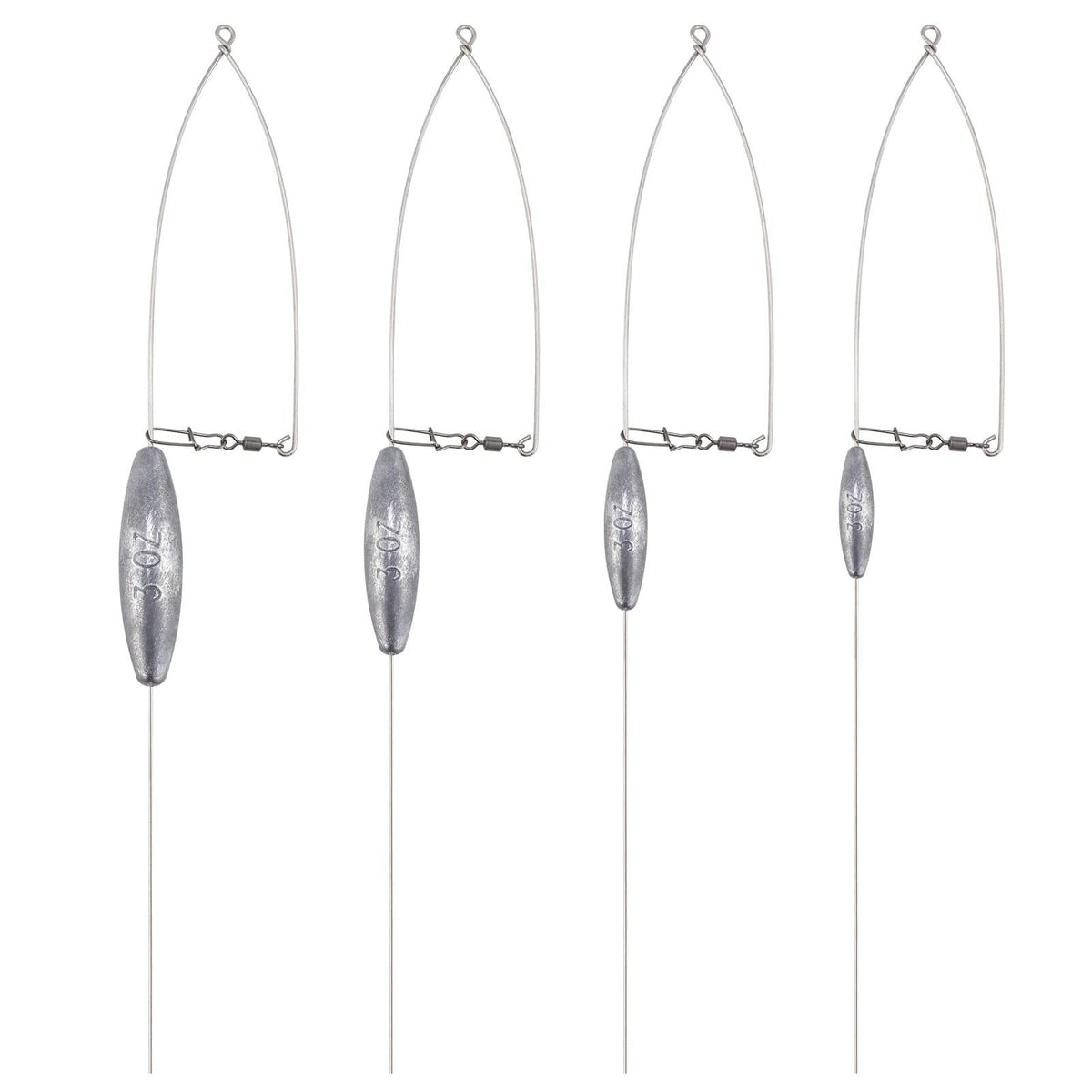 Dr.Fish 4pcs Bottom Bouncers for Walleye Rig - Dr.Fish Tackles