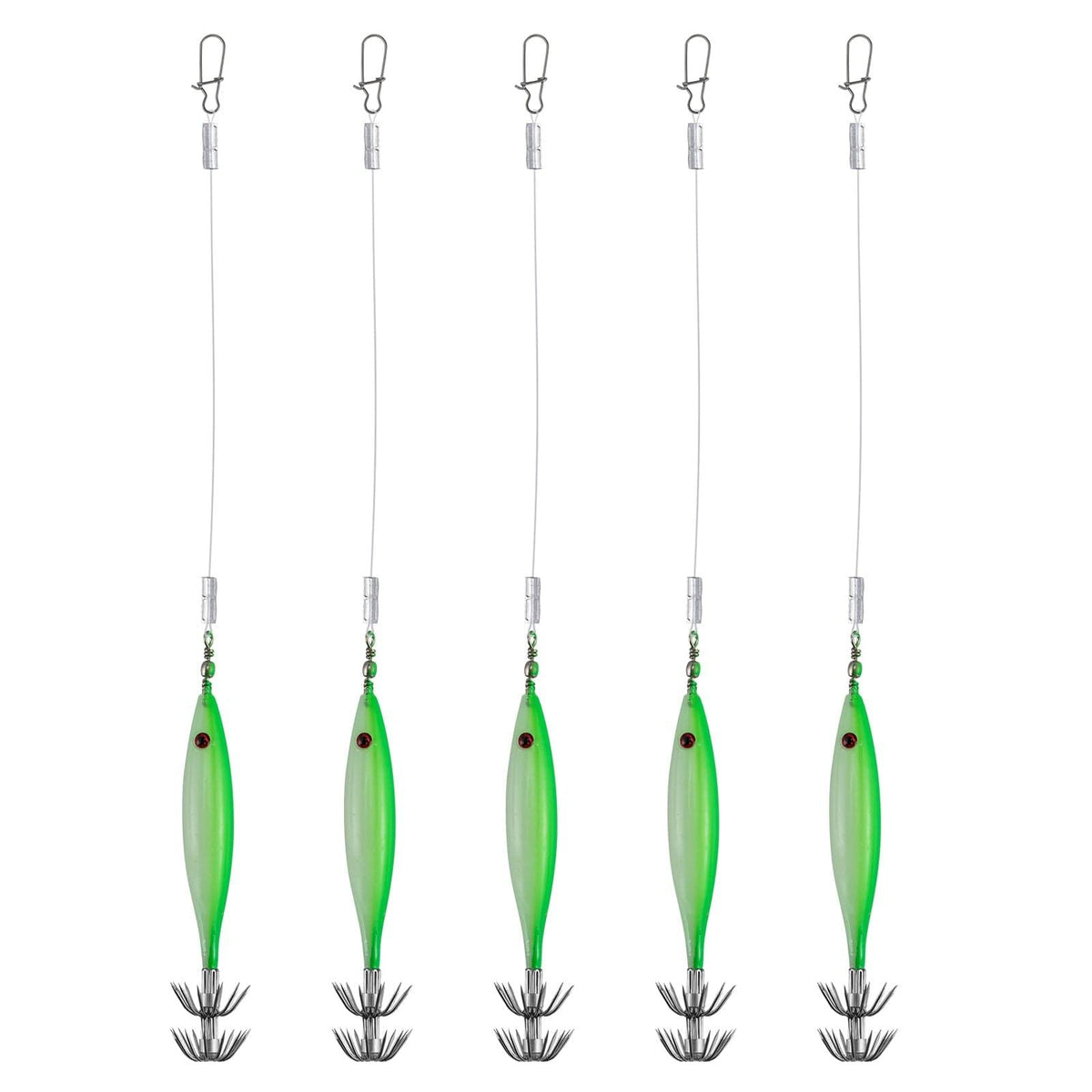 Dr.Fish Pre-Rigged Luminous Squid Jig - Dr.Fish Tackles