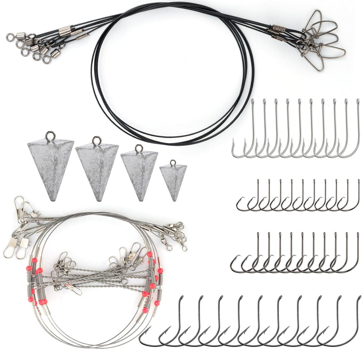 Dr.Fish 54pcs Sea Fishing Rig Making Kit - Dr.Fish Tackles