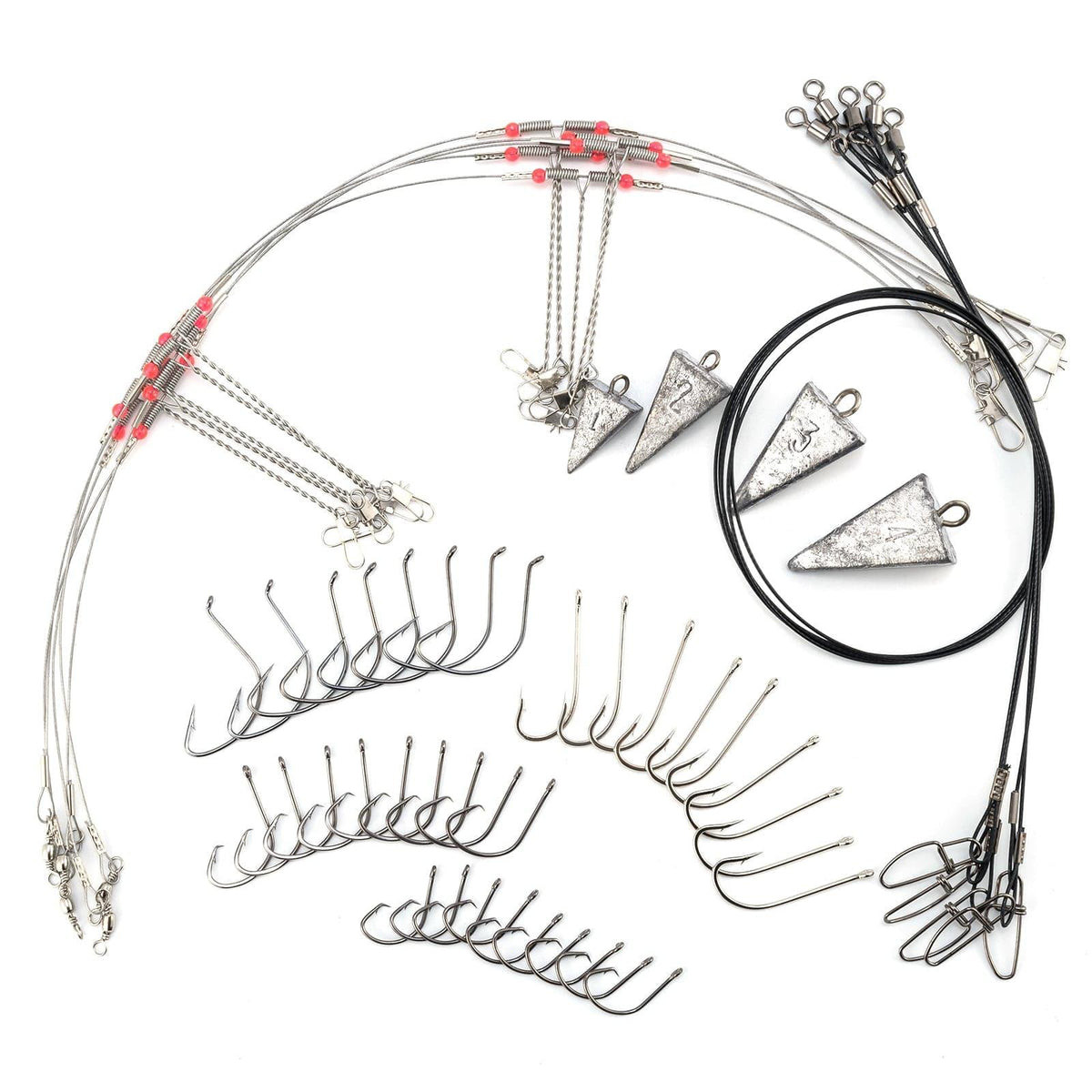 Dr.Fish 54pcs Sea Fishing Rig Making Kit - Dr.Fish Tackles