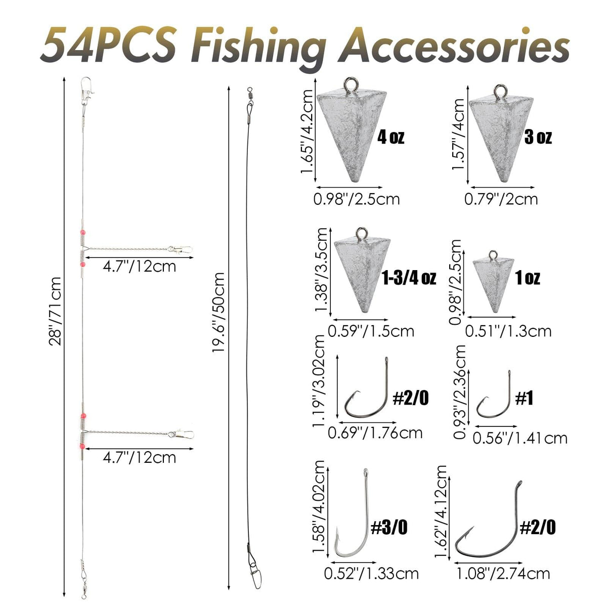 Dr.Fish 54pcs Sea Fishing Rig Making Kit - Dr.Fish Tackles
